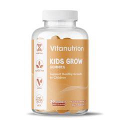 Vitanutrition Kids Grow Gummies bottle on a white background